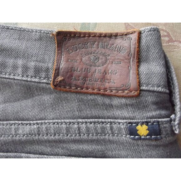 Lucky Brand Jeans 8/29 x 29" Gray Charlie Skinny low rise Cotton Blend stretch - Picture 11 of 12